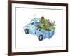 Flower Truck I-Catherine McGuire-Framed Art Print