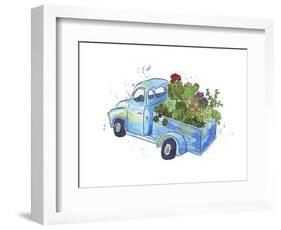 Flower Truck I-Catherine McGuire-Framed Art Print