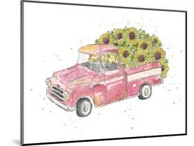 Flower Truck III-Catherine McGuire-Mounted Art Print