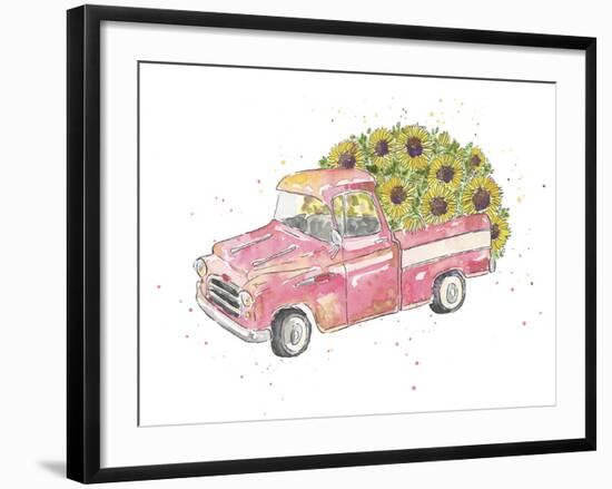 Flower Truck III-Catherine McGuire-Framed Art Print