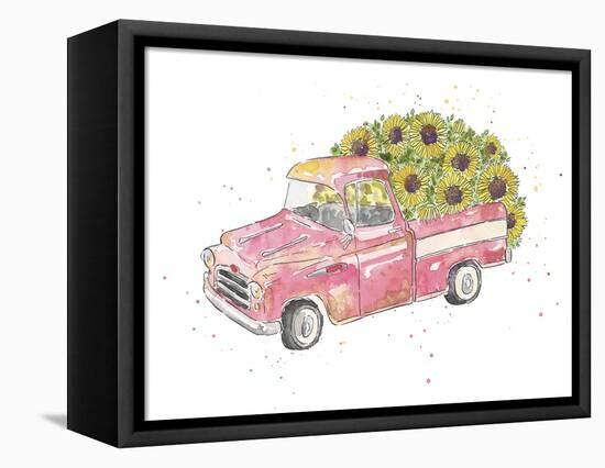 Flower Truck III-Catherine McGuire-Framed Stretched Canvas