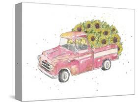 Flower Truck III-Catherine McGuire-Stretched Canvas