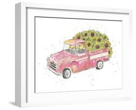 Flower Truck III-Catherine McGuire-Framed Art Print