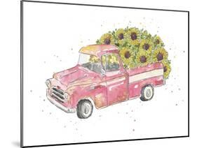 Flower Truck III-Catherine McGuire-Mounted Art Print