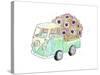 Flower Truck V-Catherine McGuire-Stretched Canvas