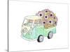 Flower Truck V-Catherine McGuire-Stretched Canvas