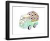 Flower Truck V-Catherine McGuire-Framed Art Print