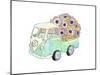 Flower Truck V-Catherine McGuire-Mounted Art Print