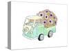 Flower Truck V-Catherine McGuire-Stretched Canvas