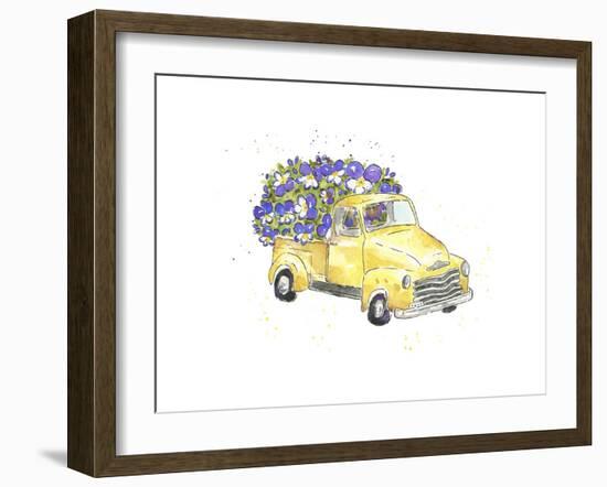 Flower Truck VI-Catherine McGuire-Framed Art Print