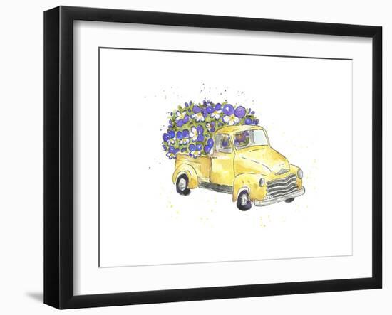 Flower Truck VI-Catherine McGuire-Framed Art Print