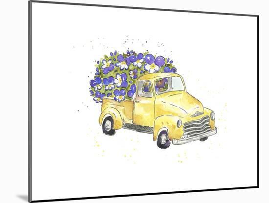 Flower Truck VI-Catherine McGuire-Mounted Art Print