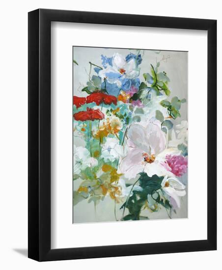 Flower Varity 1-Design Fabrikken-Framed Art Print