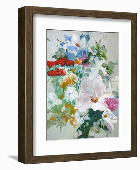 Flower Varity 1-Design Fabrikken-Framed Art Print