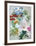 Flower Varity 1-Design Fabrikken-Framed Art Print