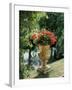 Flower Vase in the Courtyard of Charlottenhof Palace-Karl Friedrich Schinkel-Framed Giclee Print