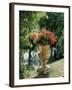 Flower Vase in the Courtyard of Charlottenhof Palace-Karl Friedrich Schinkel-Framed Giclee Print