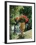 Flower Vase in the Courtyard of Charlottenhof Palace-Karl Friedrich Schinkel-Framed Giclee Print