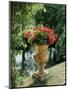 Flower Vase in the Courtyard of Charlottenhof Palace-Karl Friedrich Schinkel-Mounted Giclee Print