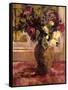 Flower Vase In the Window-Allayn Stevens-Framed Stretched Canvas