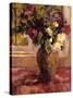 Flower Vase In the Window-Allayn Stevens-Stretched Canvas