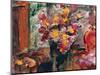 Flower Vase on a Table, 1922-Lovis Corinth-Mounted Giclee Print