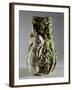 Flower Vase Representing Rabbit and Cabbage-null-Framed Giclee Print