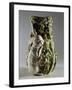 Flower Vase Representing Rabbit and Cabbage-null-Framed Giclee Print