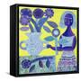 Flower Vase-Hilke Macintyre-Framed Stretched Canvas