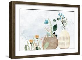 Flower Vases 2-Kimberly Allen-Framed Art Print