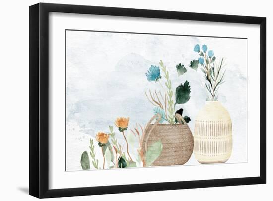 Flower Vases 2-Kimberly Allen-Framed Art Print