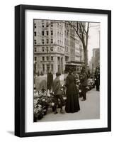 Flower Venders I.E. Vendors Easter Display, New York-null-Framed Photo