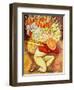 Flower Vendor (Vendedora de Flores)-Diego Rivera-Framed Art Print