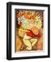 Flower Vendor (Vendedora de Flores)-Diego Rivera-Framed Art Print