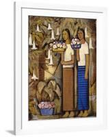 Flower Vendors-Alfredo Ramos Martinez-Framed Art Print