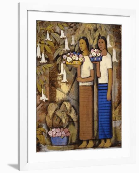 Flower Vendors-Alfredo Ramos Martinez-Framed Art Print