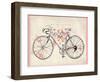 Flower Vintage Bicycle-studiohome-Framed Art Print