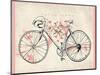 Flower Vintage Bicycle-studiohome-Mounted Art Print