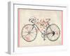 Flower Vintage Bicycle-studiohome-Framed Art Print