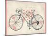 Flower Vintage Bicycle-studiohome-Mounted Art Print