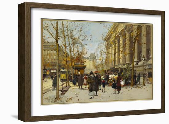 Flower Walk-Eugene Galien-Laloue-Framed Giclee Print