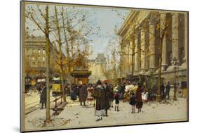 Flower Walk-Eugene Galien-Laloue-Mounted Giclee Print