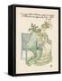 Flower Wedding Described by Two Wallflowers Lad's Love Courts Miss Meadowsweet-Walter Crane-Framed Stretched Canvas