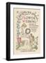 Flower Wedding Described by Two Wallflowers Title Page-Walter Crane-Framed Art Print