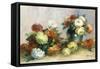 Flower Wreaths, C.1880-Pierre-Auguste Renoir-Framed Stretched Canvas