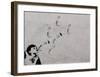 Flower-Banksy-Framed Giclee Print