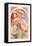 Flower-Alphonse Mucha-Framed Stretched Canvas