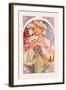 Flower-Alphonse Mucha-Framed Art Print