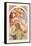 Flower-Alphonse Mucha-Framed Stretched Canvas