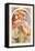 Flower-Alphonse Mucha-Framed Stretched Canvas